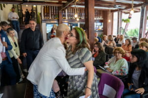 Continuă seria dezbaterilor în cadrul evenimentului "De ce avem nevoie de egalitate de gen în politica?" Alina Gorghiu: „Haideți să mai demolăm un mit!” 2 3 300x200 1