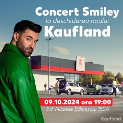 Un nou supermarket Kaufland se deschide miercuri în Pitești! Inaugurare cu cântec! Ce se întâmplă? 1 smiley kaufland