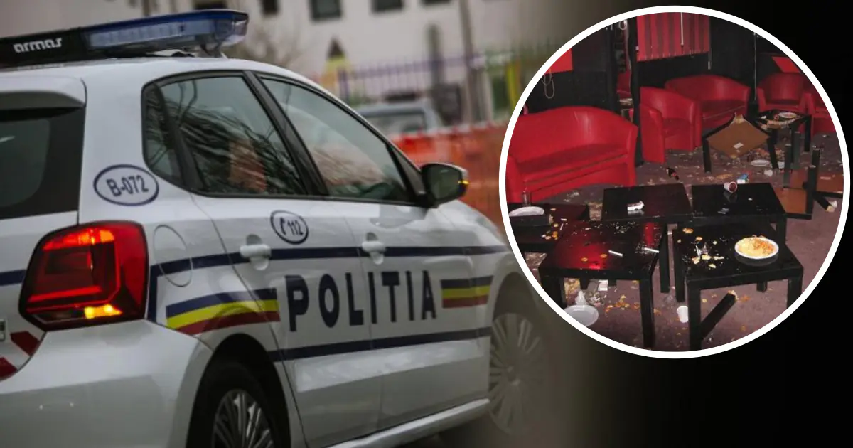 bar vandalizat politie amenintari