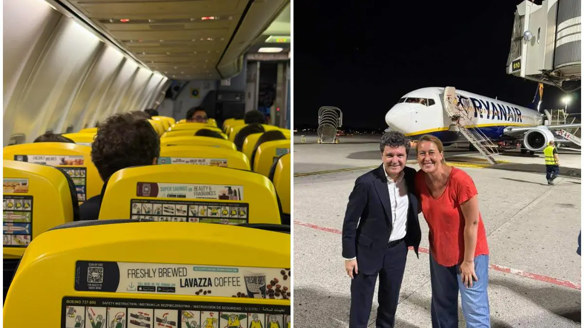 Imagini inedite cu Nicușor Dan! Cum a fost surprins președintele României? 1 presedintele nicusor dan a fost fotografiat intr un avion low cost 989634