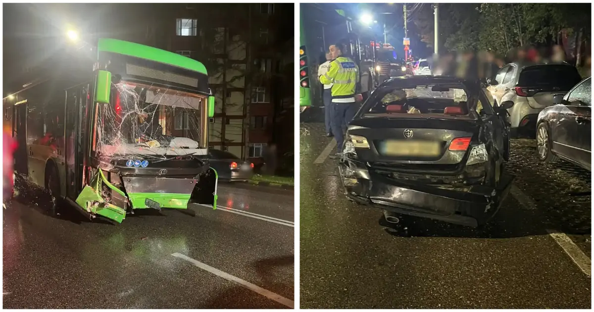 accident autobuz bmw
