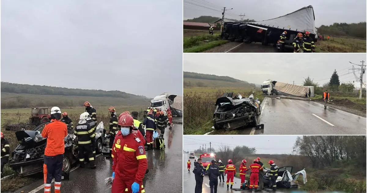 accident tir dn2 mortal