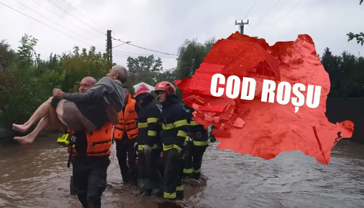 Alertă meteo! Urmează ore critice cu ploi torențiale, inundații și ...