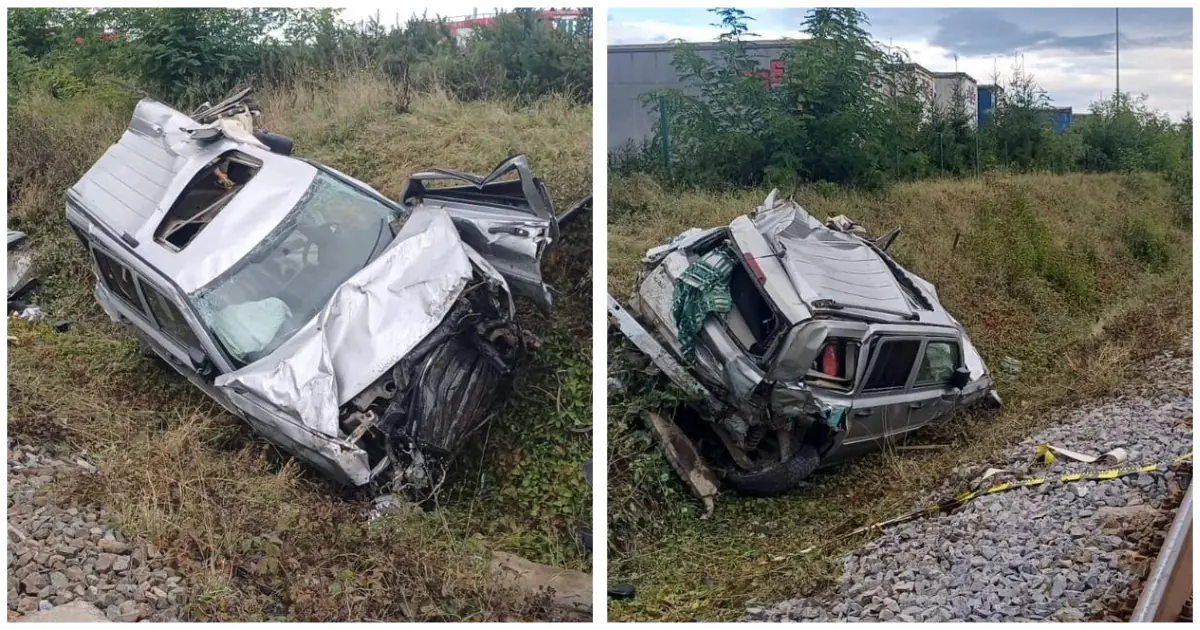 masina spulberata tren
