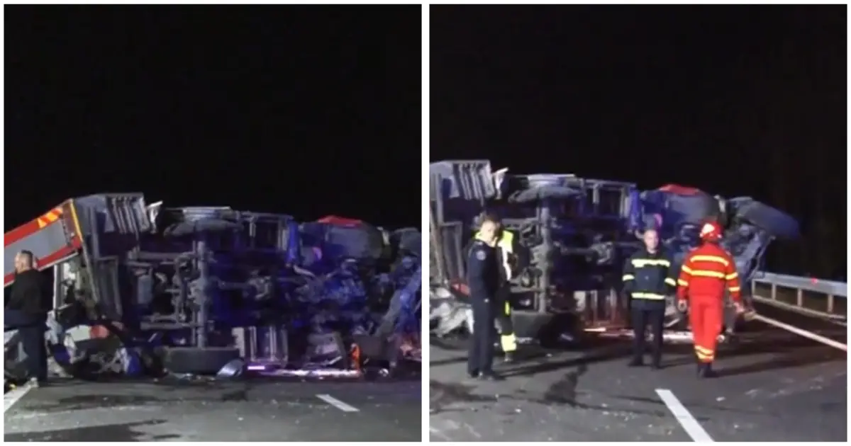 accident autospeciala pompieri