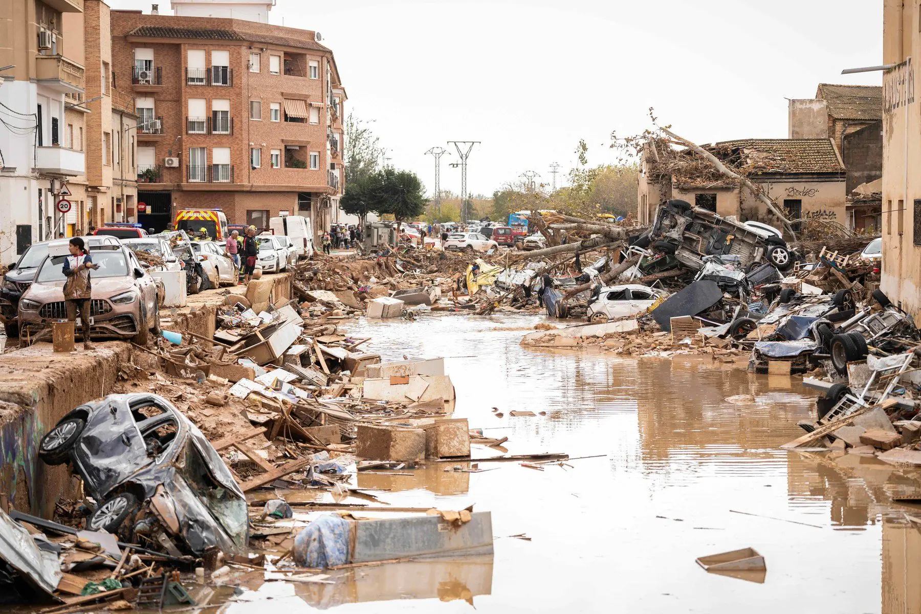 imagine cu distrugerile provocate de furtuna dana in valencia foto profimedia 0930572290