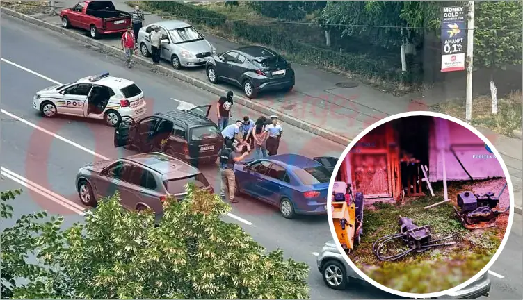 tineri arest trafic furt