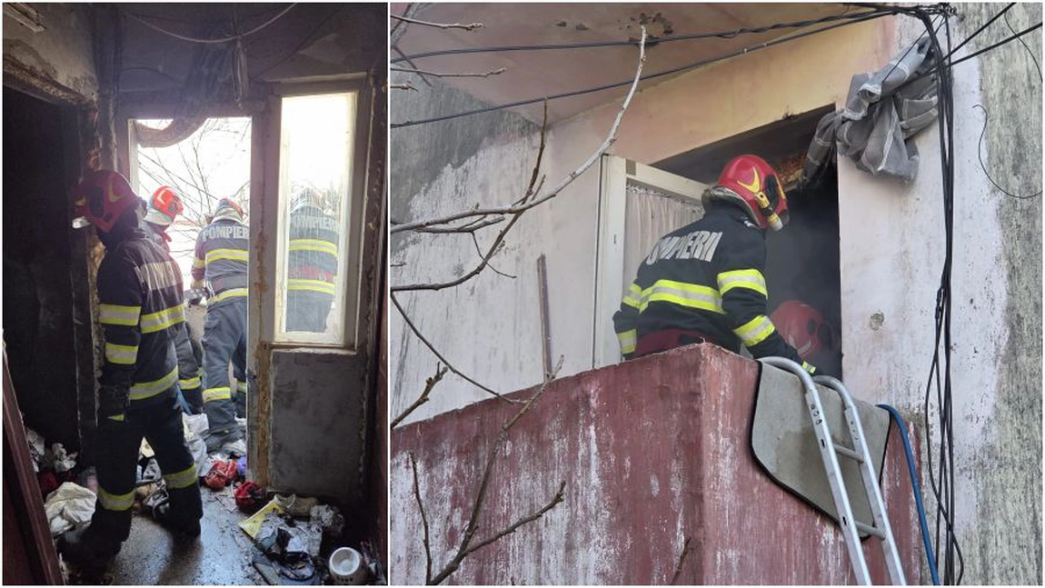 explozie bloc Bacau incendiu