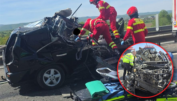 ACUM! ACCIDENT ÎNFIORĂTOR pe A1! Trei persoane RĂNITE grav! Intervine DESCARCEAREA!