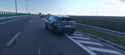 ACUM. ACCIDENT înfiorător pe DEx12 Pitești-Craiova! Impact violent, CAMION răsturnat! Este BLOCAJ! 3 acc dex camion 3