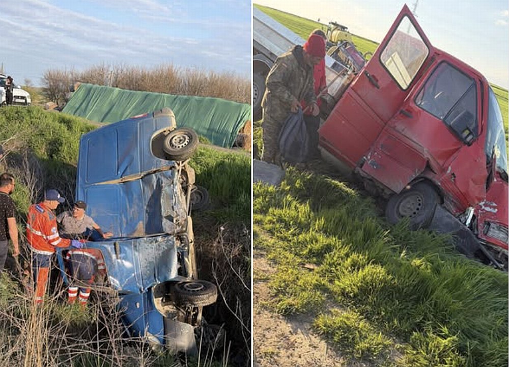 Înfiorător! O prsoană a rămas captivă între fiare, inconștientă! Accident groaznic!