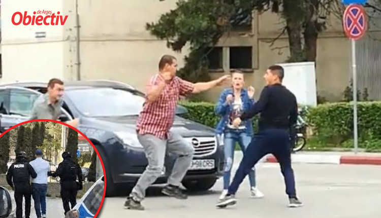 ARGEȘ. SCENE de COȘMAR în TRAFIC! Bărbat BĂTUT cu bestialitate de doi șoferi! De la ce a pornit SCANDALUL?