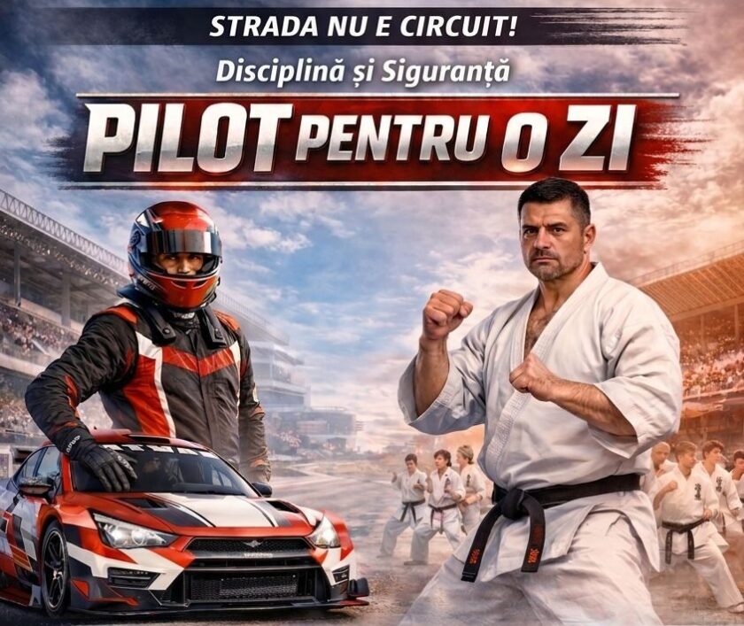 „Pilot pentru o zi”: FRAS și Ashihara Karate au adus disciplina din sport în siguranța stradală! Eveniment major desfășurat duminică, la Pitești