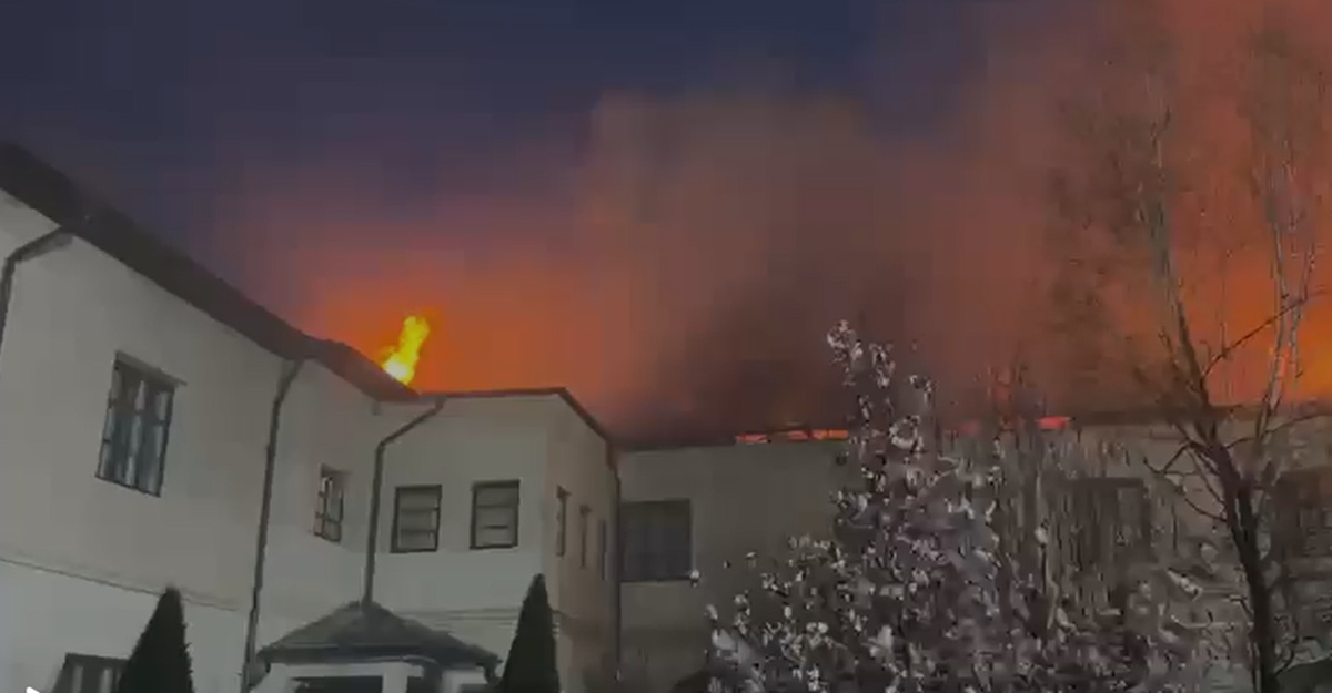 incendiu manastire