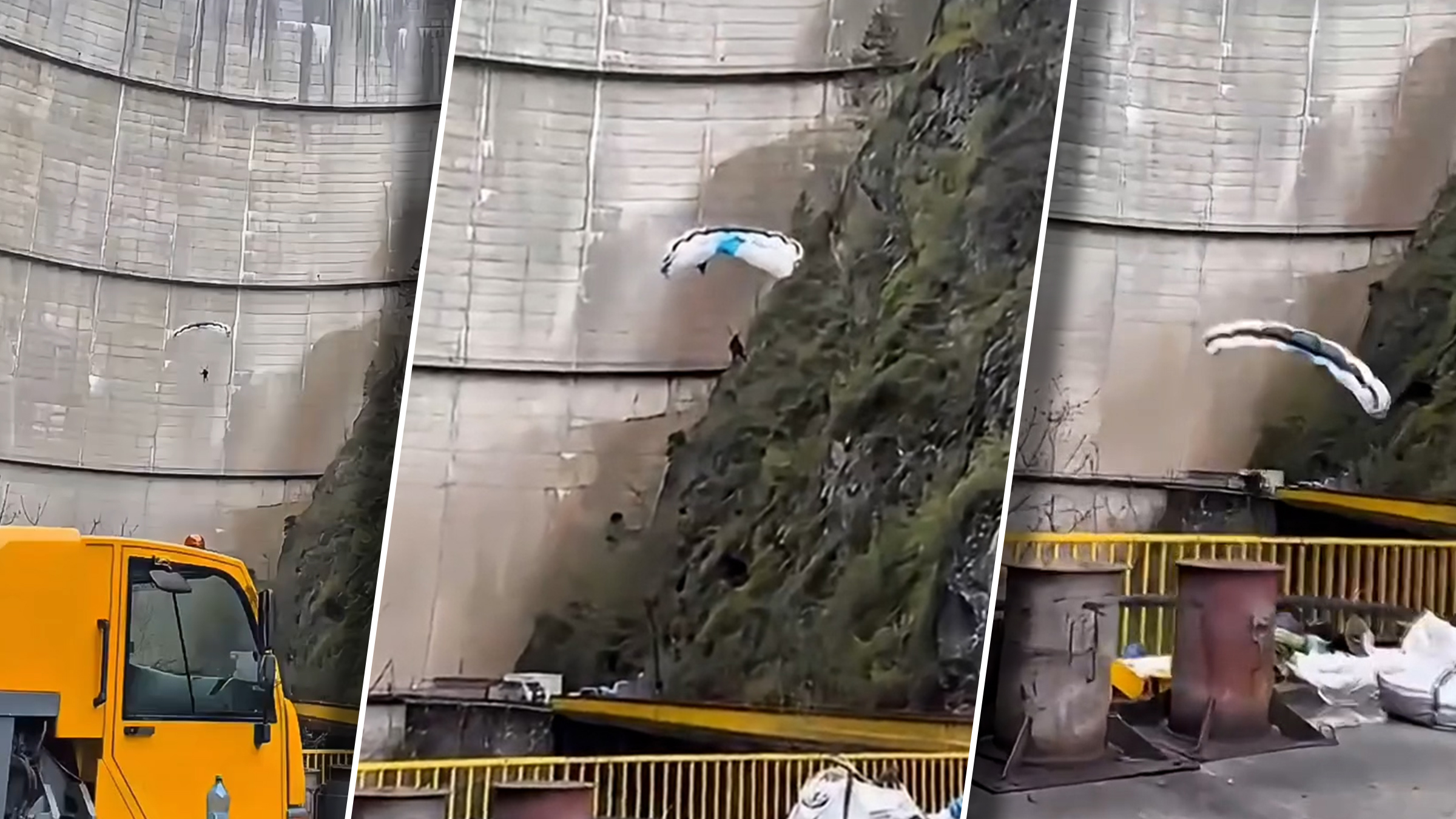 Ireal ce a făcut un român la Barajul Vidraru! Muncitorii au rămas mască când l-au văzut. Totul a fost filmat