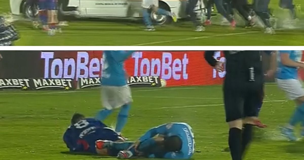 Scene de coșmar pe gazon! Scene ireale! Fotbalist luat cu ambulanța de urgență!