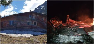 Dezastru total la Cabana Gențiana! S-a ales praful de locul iubit de turiști. Motivul ireal pentru care a luat foc
