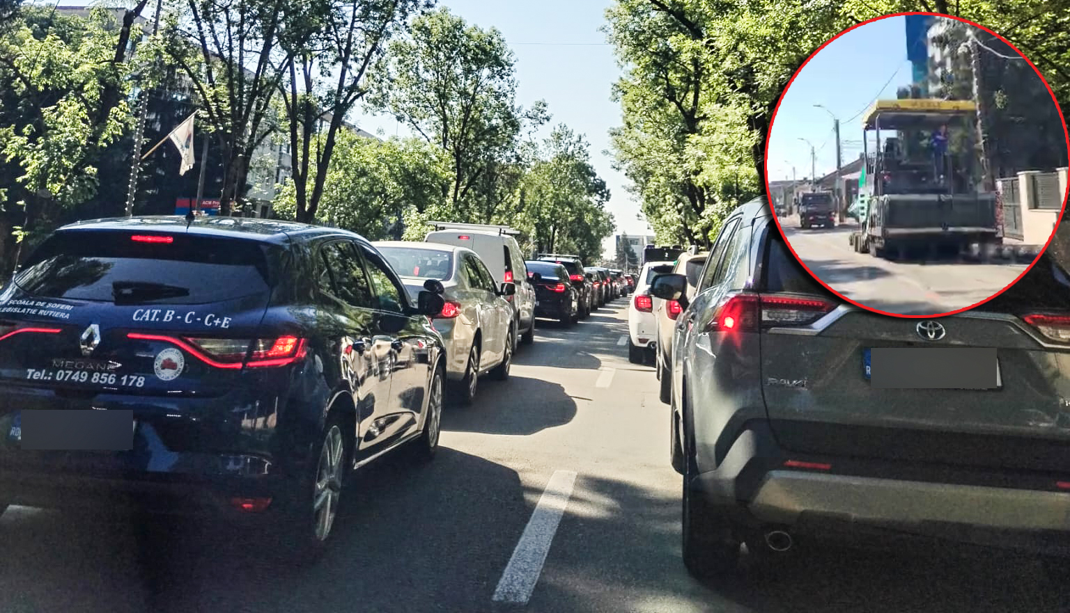 ATENȚIE șoferi! Trafic INFERNAL în zona de Nord a Piteștiului! Se lucrează!