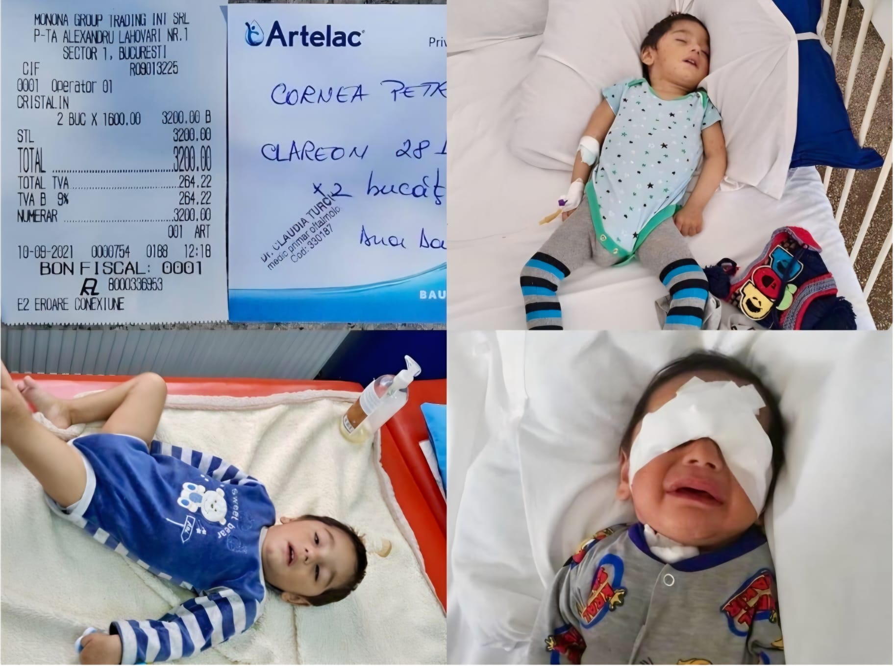 Mobilizare pentru Petruț: Un băiețel de 5 ani din Corbeni are nevoie de 2.000 de lei pentru a nu-și pierde vederea. Cum poți ajuta la salvarea ochilor săi?