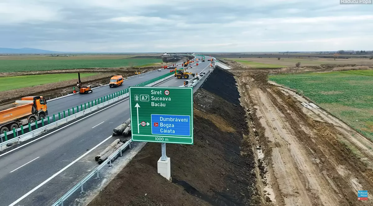 Mobilizare record pe Autostrada Moldovei! Când se deschide circulația între Adjud și Bacău!!!