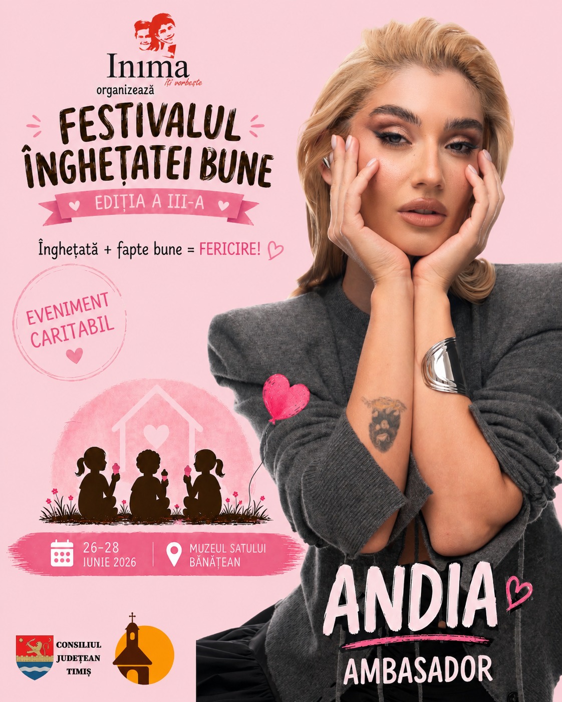 Andia și Mircea Baniciu, împreună la Timișoara! Motivul incredibil pentru care mii de oameni vor lua cu asalt Muzeul Satului Bănățean între 26 și 28 iunie