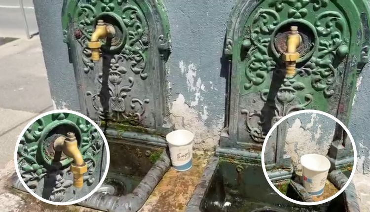 VIDEO. Imagini dezolante în cartierul Trivale! Fântână vandalizată!