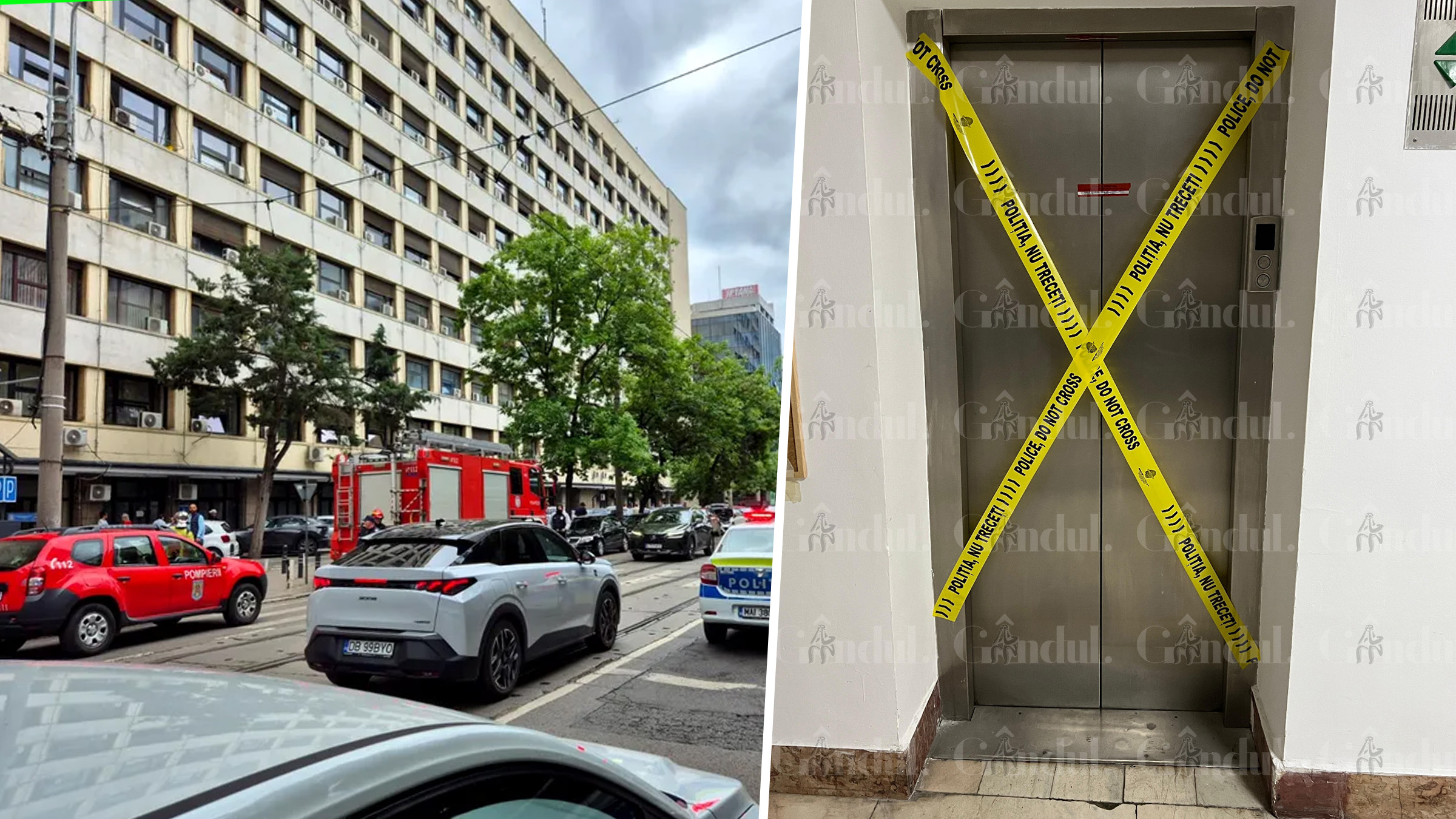 Ea a văzut moartea cu ochii în liftul prăbușit la CFR! Mărturii de pe patul de spital: Credeam că nu se mai oprește