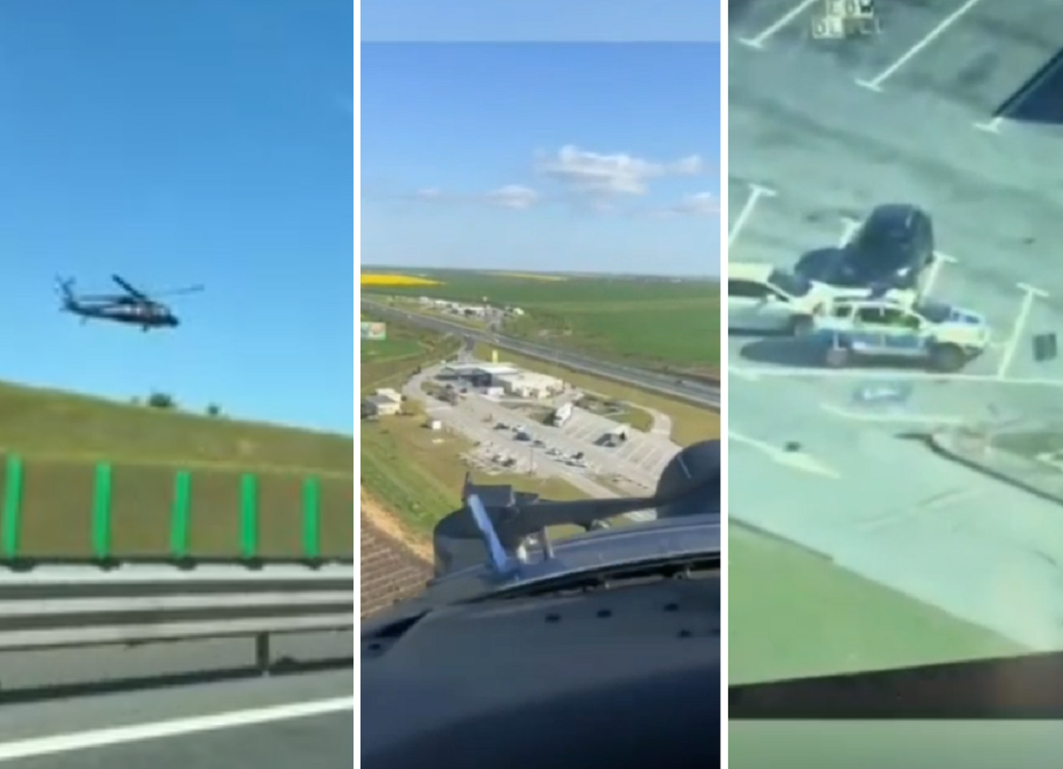 Urmărire ca în filme pe autostrada! Un tânăr de 19 ani, „vânat” cu elicopterul în drum spre Vama Veche: Ce au descoperit polițiștii când l-au oprit pe fugarul care mergea la mare!