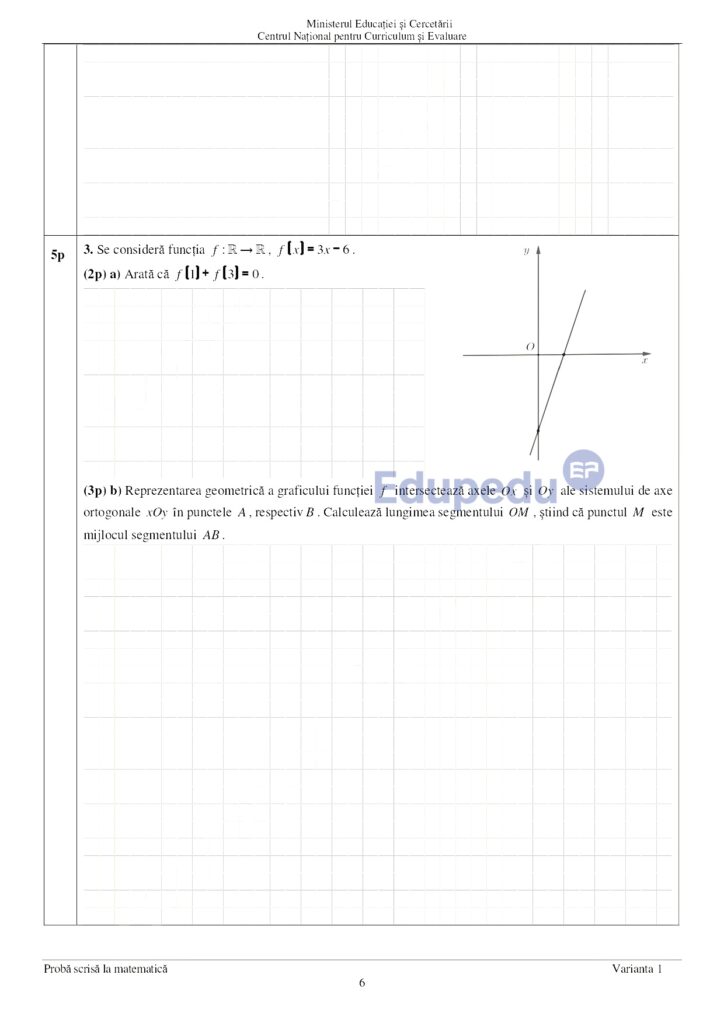 ACUM. Evaluarea Națională! SUBIECTELE la Matematică și PROBLEMA care i-a pus în DIFICULTATE pe elevi! 5 5