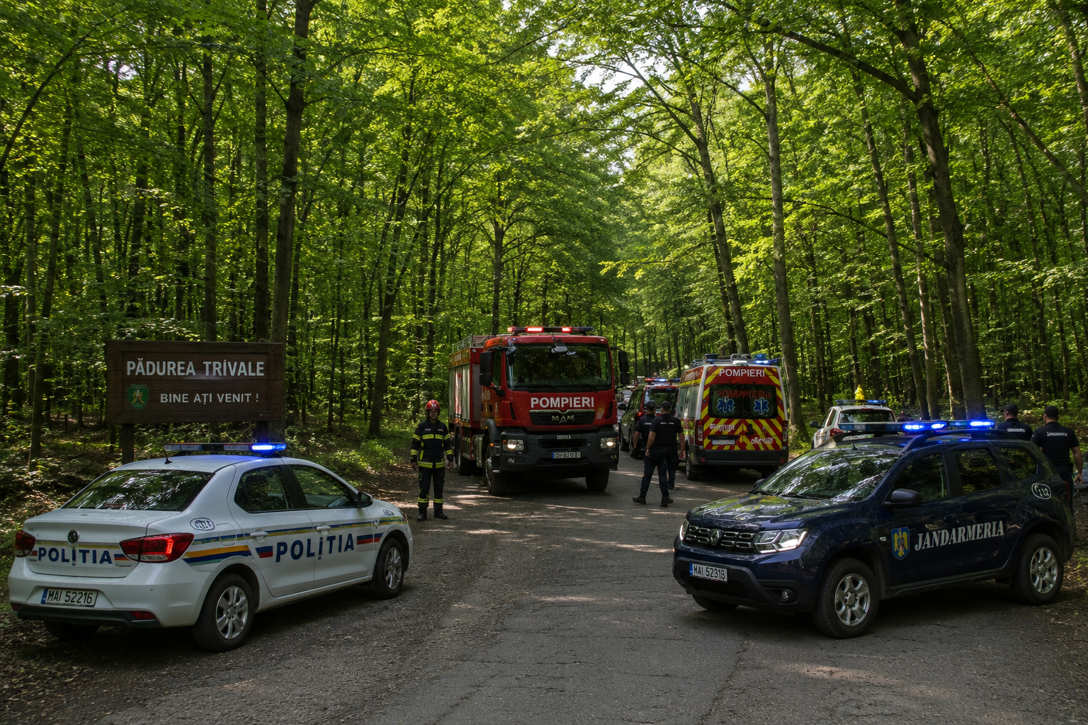 Alertă maximă în Pădurea Trivale! Strigăte disperate în miez de noapte și o mobilizare uriașă de forțe: Ce se întâmplă chiar acum în Pitești
