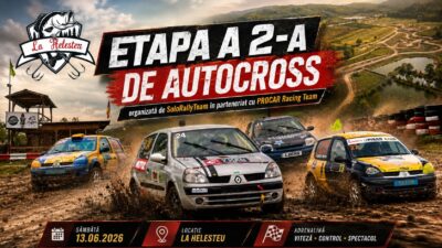Asfaltul va tremura sub spectacolul cailor putere: Etapa a 2-a de Autocross