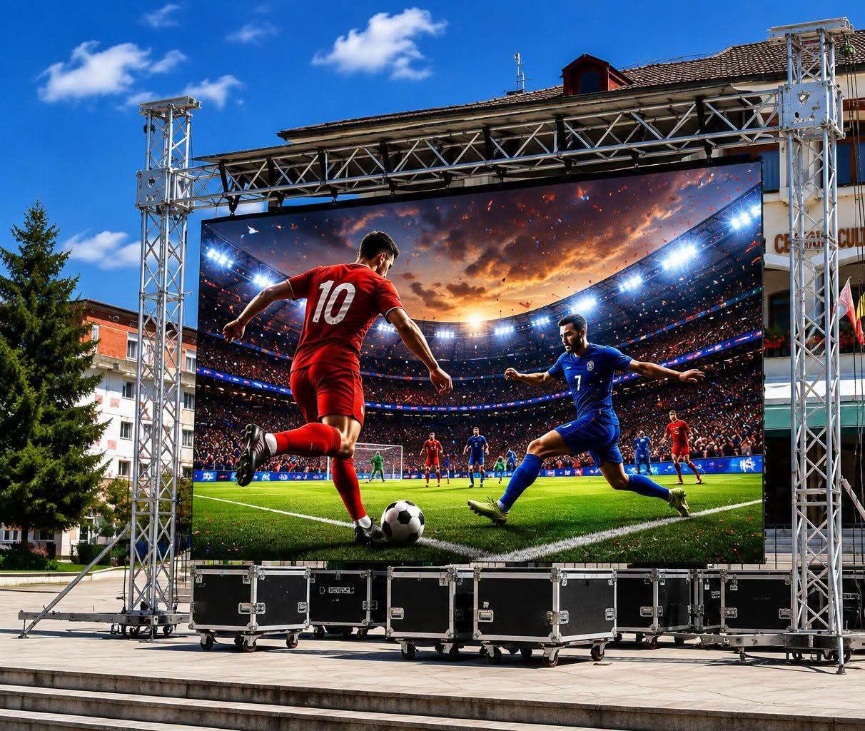Veste bună pentru toți locuitorii din Mioveni! Ce se va întâmpla în centrul orașului în timpul Campionatului Mondial de Fotbal din 2026!