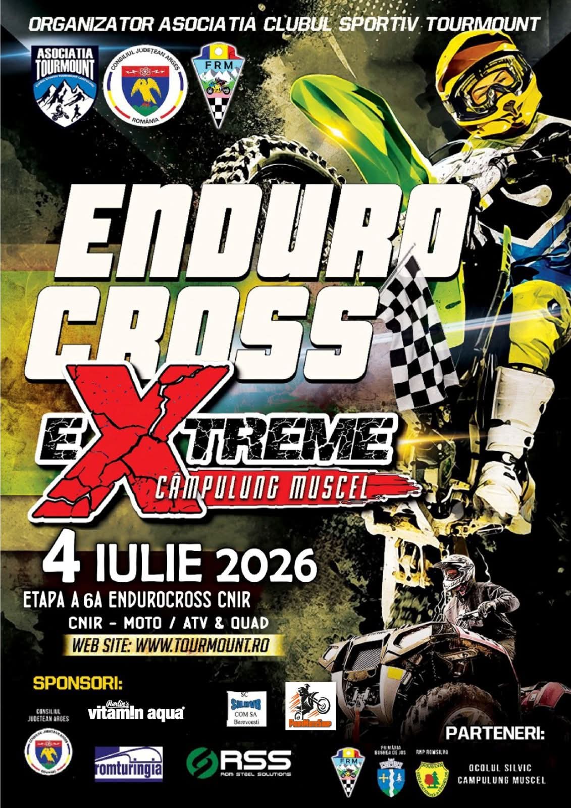 Motoare turate la maximum la Câmpulung: EnduroCross Xtreme promite spectacol total în weekend