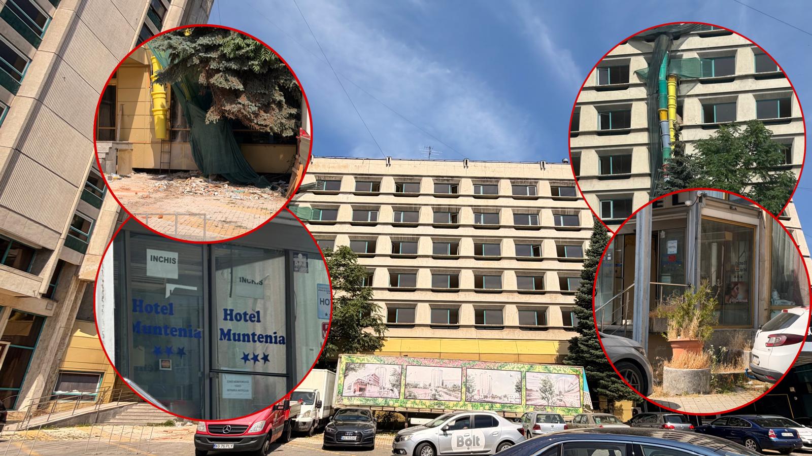 Se întâmplă după ANI de așteptare! Au început LUCRĂRILE la Hotelul Muntenia din Pitești. CLĂDIREA SIMBOL ar putea primi 4 stele!