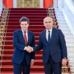 Nicuşor Dan și Ilie Bolojan, față în față la recepția de 250 de ani a independenței SUA organizată de Ambasada SUA