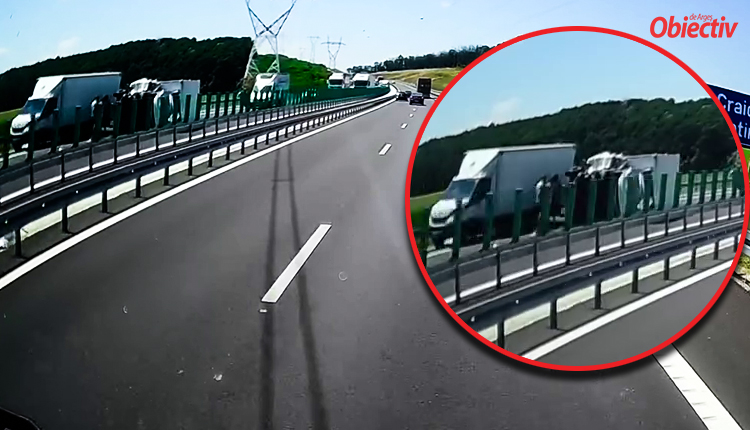 VIDEO. ACUM! ACCIDENT GRAV pe DEx Pitești – Craiova! TRAFIC BLOCAT!