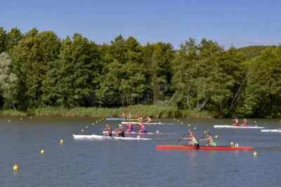 Exclusiv! Budeasa devine capitala canoei românești la Campionatul Național de Maraton!Cei mai buni canoiști ai țării ,spectacol pe apă