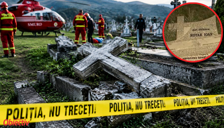 TRAGEDIE! Un COPIL de 12 ani a MURIT STRIVIT DE O CRUCE sub privirile tatălui său! Venise să viziteze mormântul bunicii!
