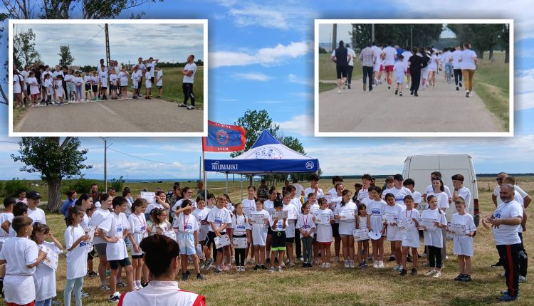 Primarul Aurel Bălășoiu aduce bucurie copiilor din Rociu: 75 de participanți la Crosul de 1 Iunie, premii și surprize pentru toți! GALERIE FOTO!