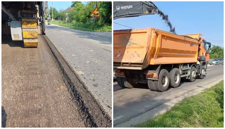 VIDEO. A început REABILITAREA unui DRUM NAȚIONAL din ARGEȘ! Vestea momentului pentru șoferi!