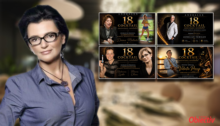 Legendele se întâlnesc astăzi la Pitești. Florentina Grigoraș sărbătorește 18 ani de Andralex printr-un eveniment caritabil de excepție!