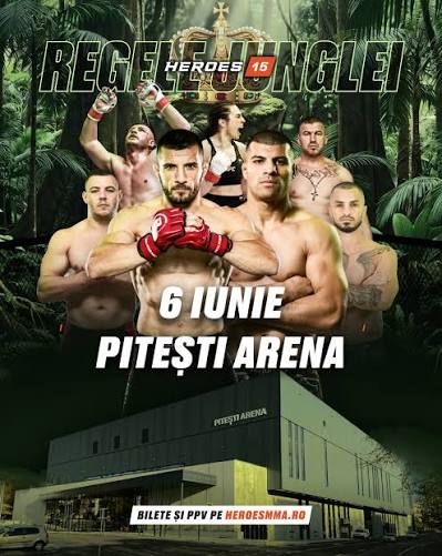 Adrenalină la cote maxime! Pitești Arena devine epicentrul MMA-ului românesc