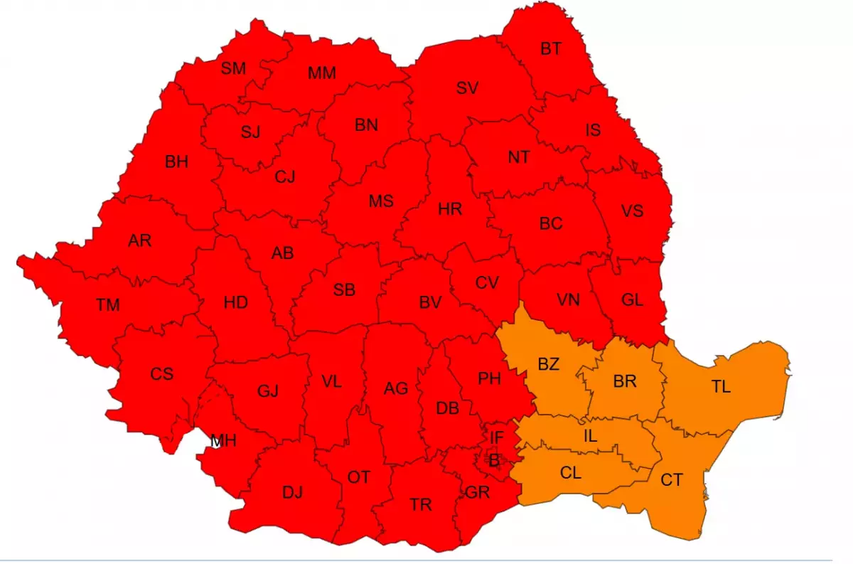 Iadul se dezlănțuie peste România! ANM a emis Cod Roșu: Temperaturi de 41 de grade și recorduri istorice spulberate!