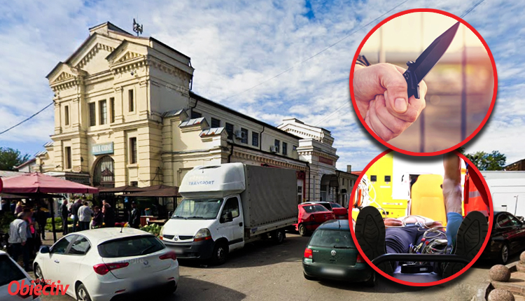 MĂCEL în ARGEȘ! Atac SÂNGEROS în plină zi, în CENTRUL orașului! Bărbat bătut cu BESTIALITATE și ÎNJUNGHIAT!