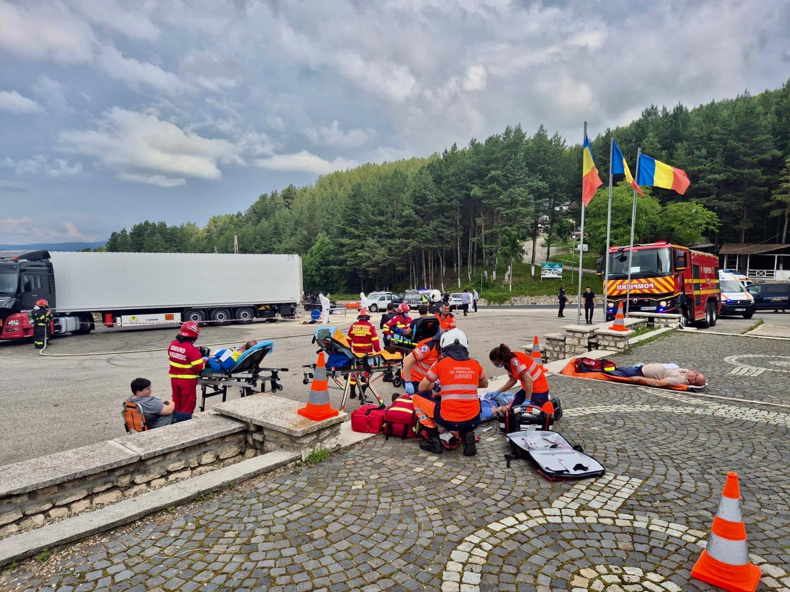 ACUM. ALERTĂ NUCLEARĂ ÎN ARGEȘ! Plan Roșu activat după un ACCIDENT GRAV cu transport de uraniu și zeci de victime!