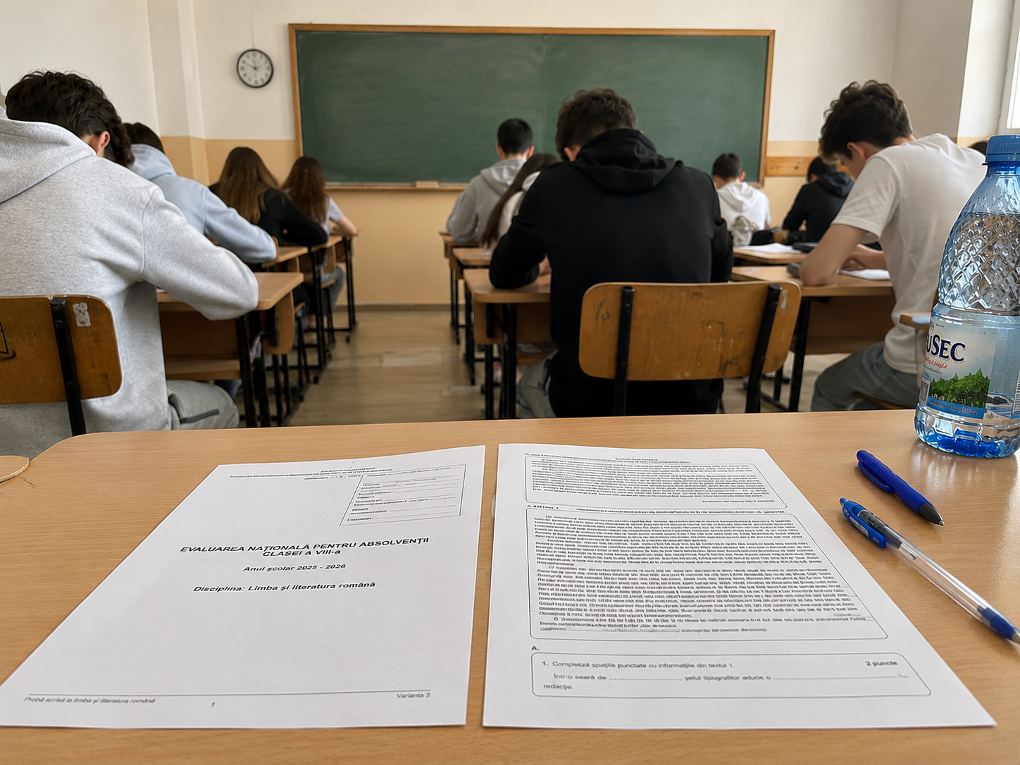 ACUM. Evaluarea Națională! SUBIECTELE la Matematică și PROBLEMA care i-a pus în DIFICULTATE pe elevi!