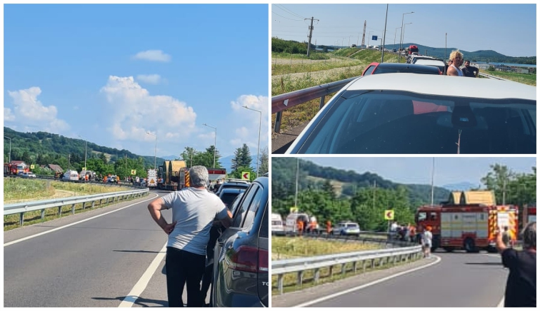 ACUM! TRAFIC paralizat pe A1 Pitești – Curtea dde Argeș! COZI KILOMETRICE!