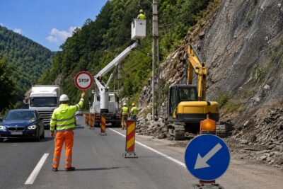 ATENȚIE șoferi! Restricții de trafic pe Valea Oltului timp de o lună! Află zonele vizate!