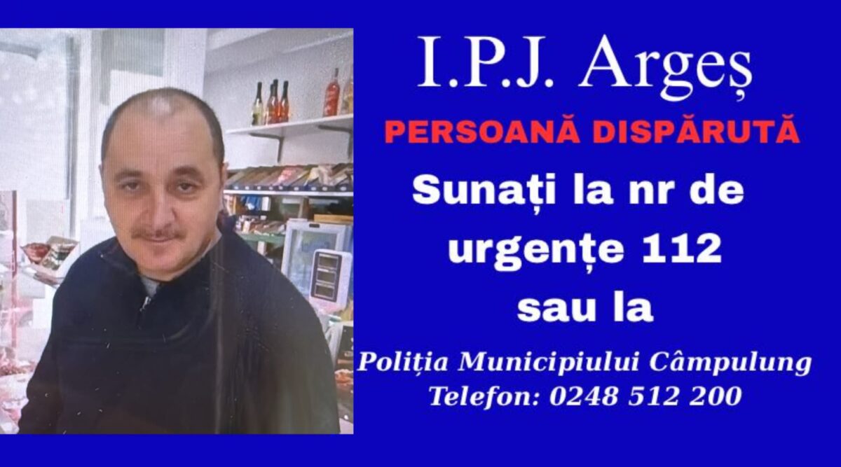 ALERTĂ! A PLECAT de acasă și e de NEGĂSIT! Căutări disperate în ARGEȘ! 1 WhatsApp Image 2026 07 30 at 11.32.29