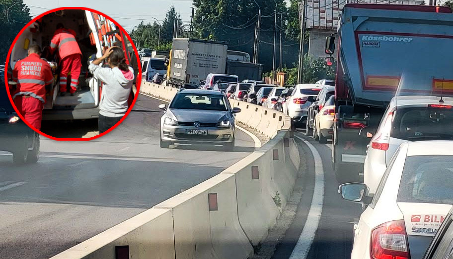 ACUM! Femeie lovită pe trecere la Mărăcineni! Trafic paralizat!